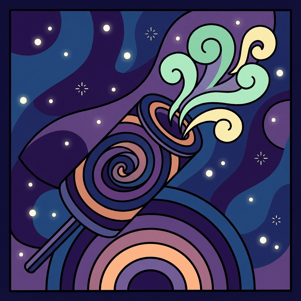 Rainbow Push Pop #4 strain artwork