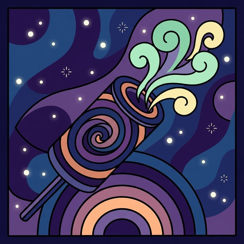 Rainbow Push Pop #4 strain artwork